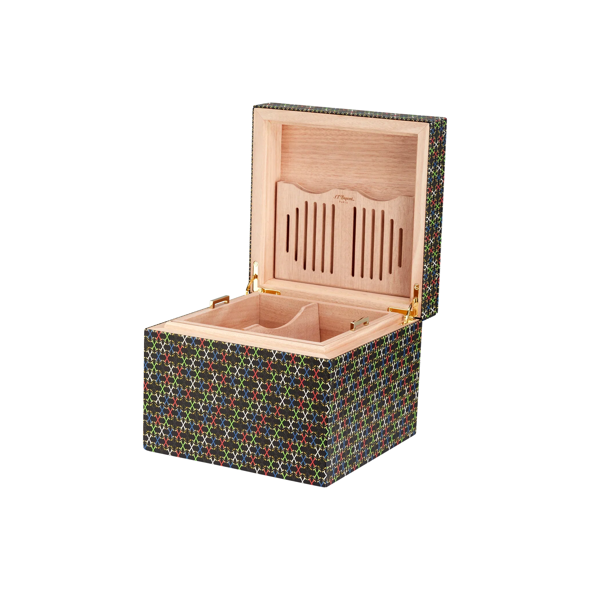 S.T. Dupont Fuente Multicolor 60 Cigar Humidor 001360