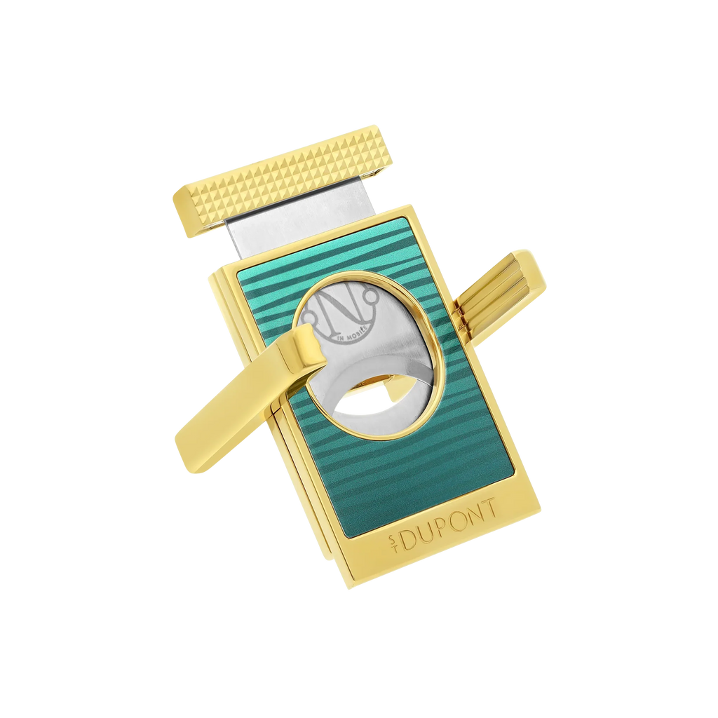 S.T. Dupont 20'000 Leagues Under The Seas, Green Pacific Lacquered Cigar Cutter/Stand 003442