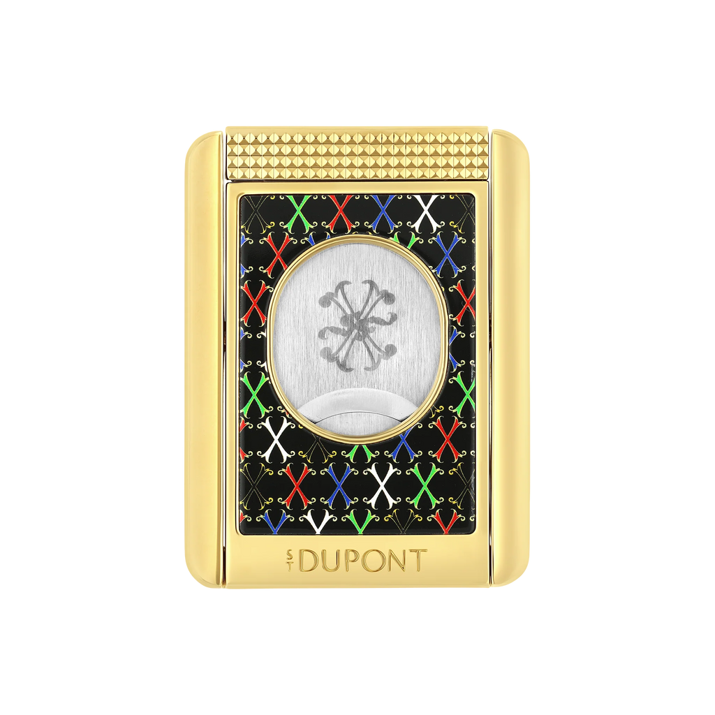 S.T. Dupont Fuente Multicolor Lacquered Cigar Cutter/Stand 003460F