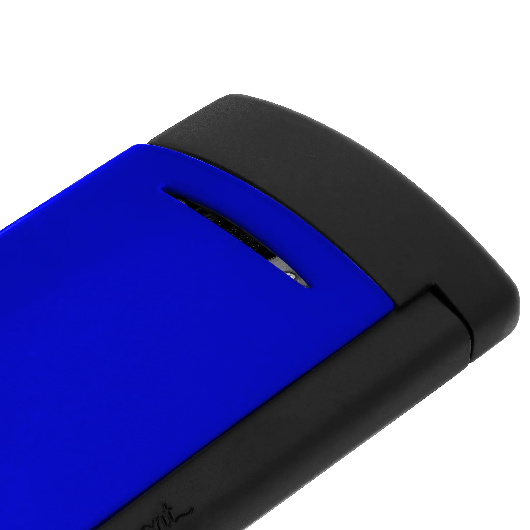 S.T. DUPONT Minijet Lacquer Neon Blue Lighter/Briquet 010871
