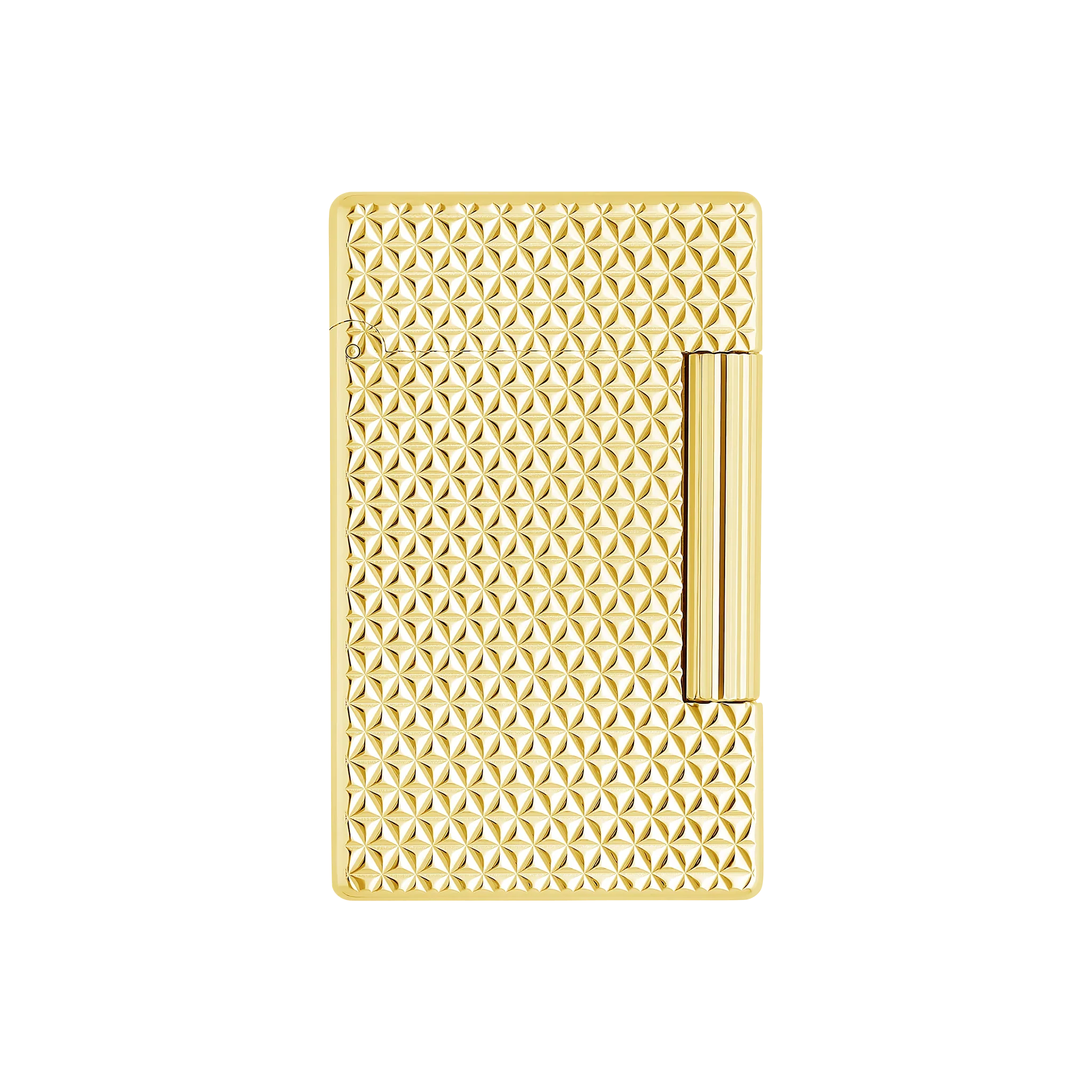 S.T. DUPONT INITIAL DIAMOND HEAD GOLD LIGHTER/BRIQUET 020821