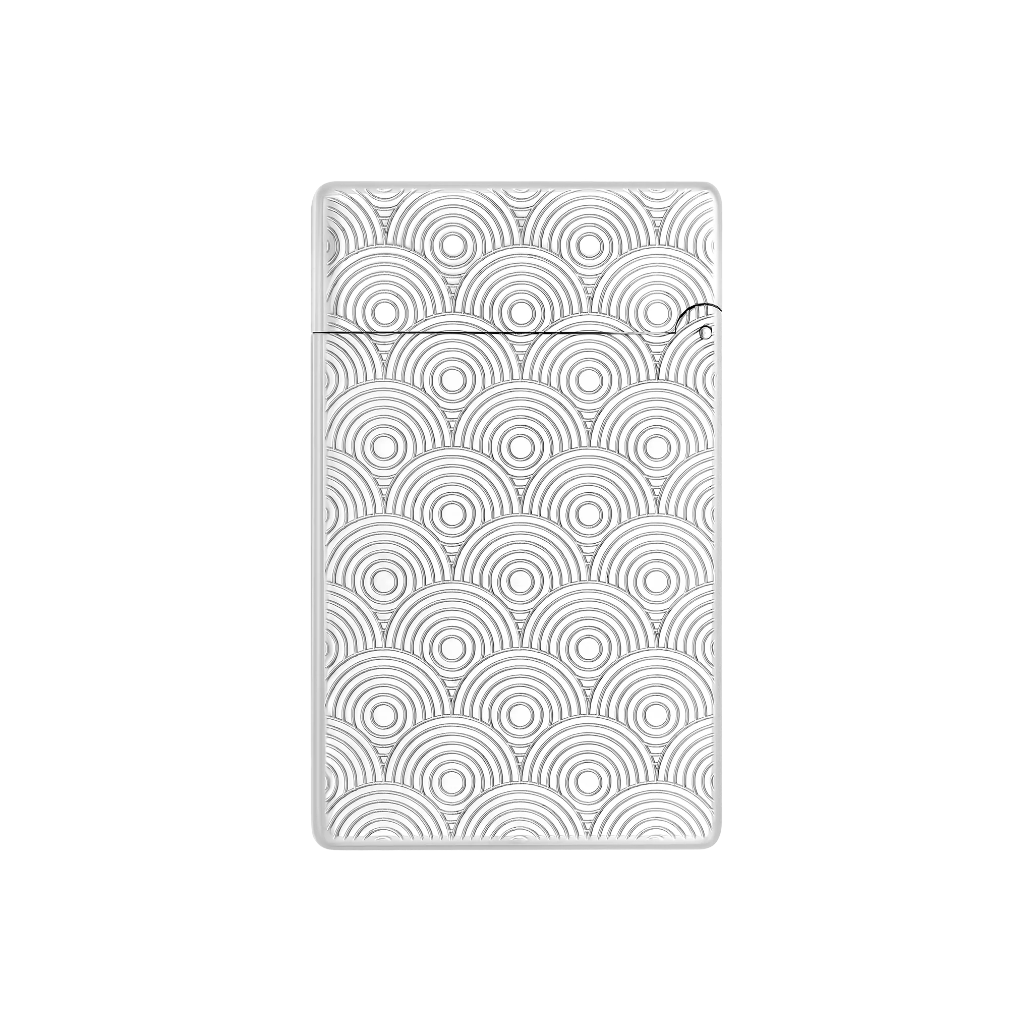 S.T. DUPONT Initial Cinetique Guilloche Palladium Lighter/Briquet 020844
