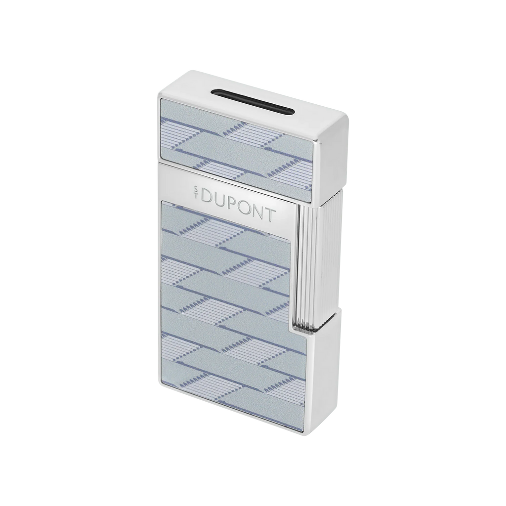 S.T. DUPONT Biggy Monogram 1872 Grey Lacquered Lighter/Briquet 025080
