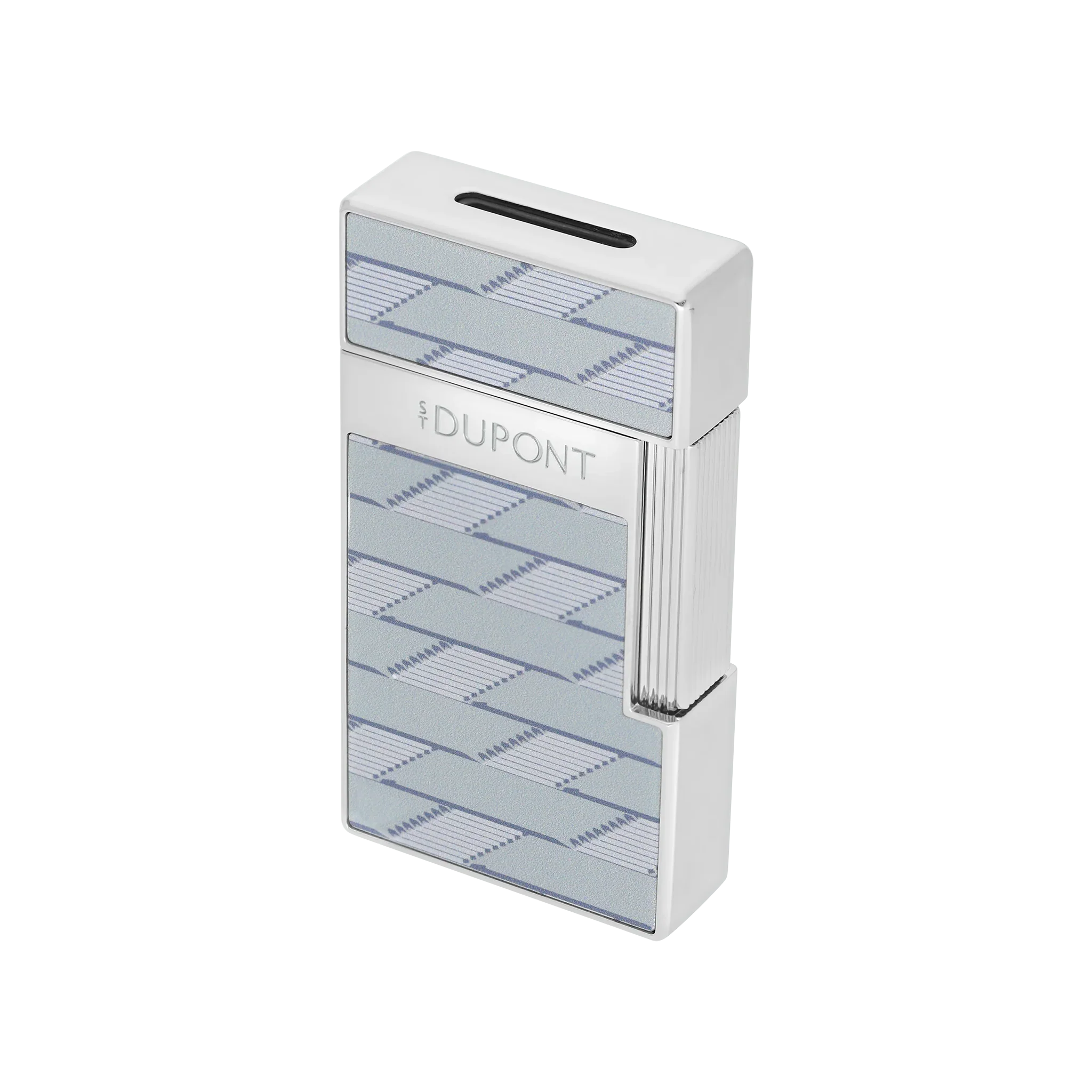 S.T. DUPONT Biggy Monogram 1872 Grey Lacquered Lighter/Briquet 025080