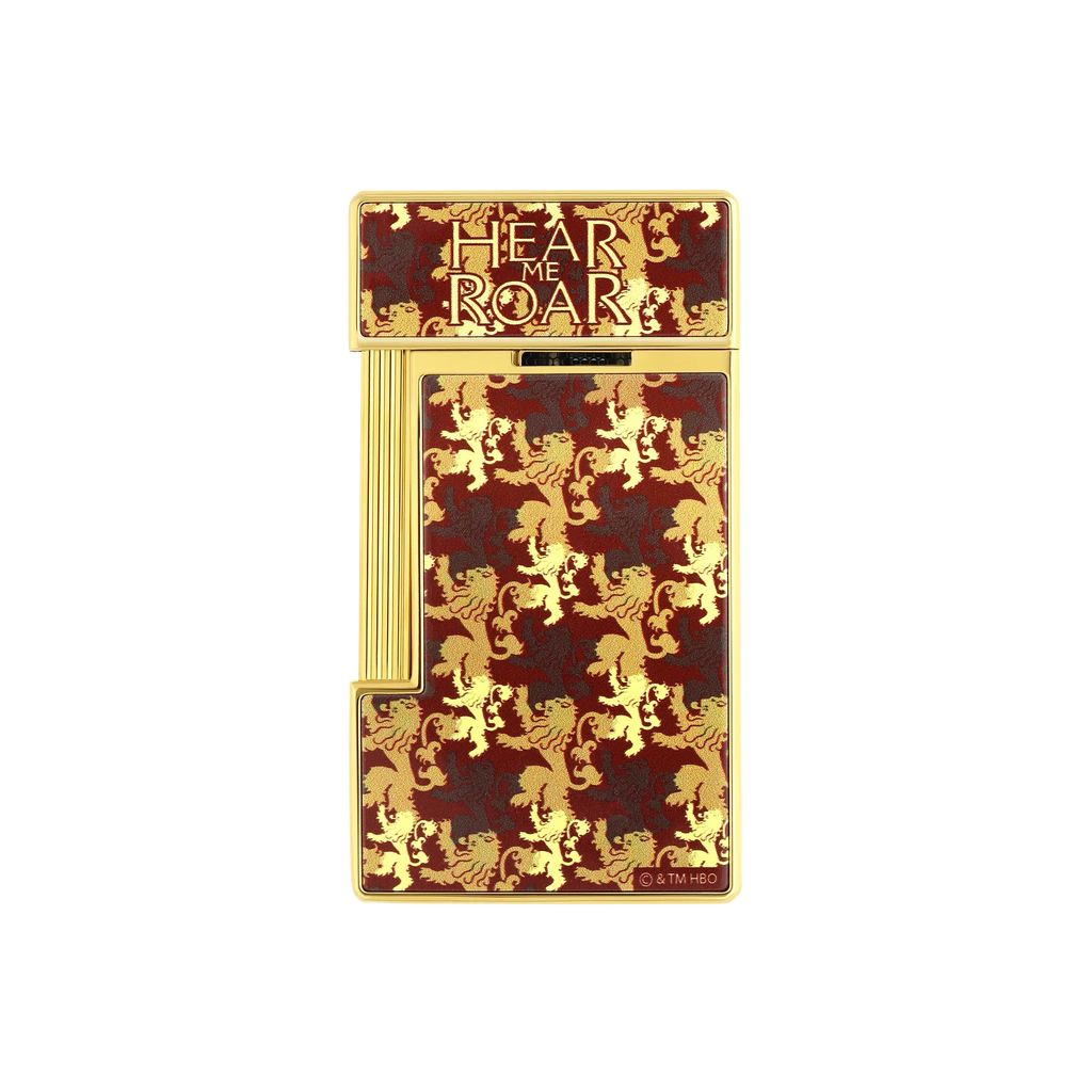 S.T. DUPONT Slimmy Lacquered Game of Thrones Burgundy Lighter/Briquet 028111
