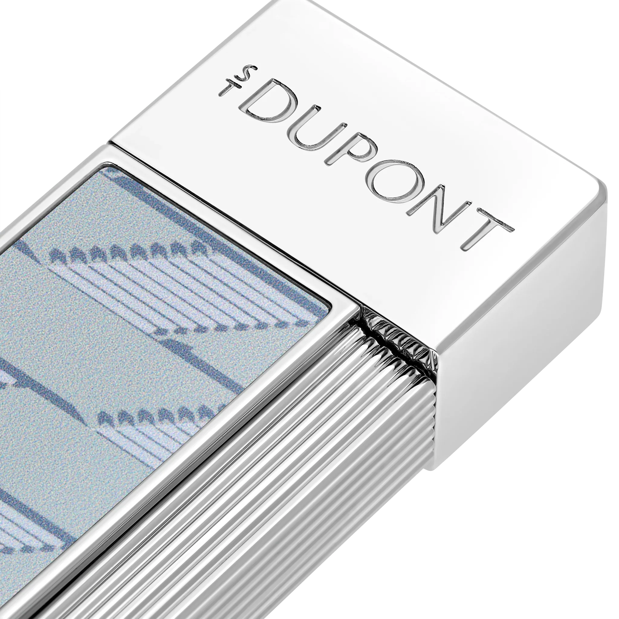 S.T. DUPONT Twiggy Monogram 1872 Grey Lacquered Lighter/Briquet 030080
