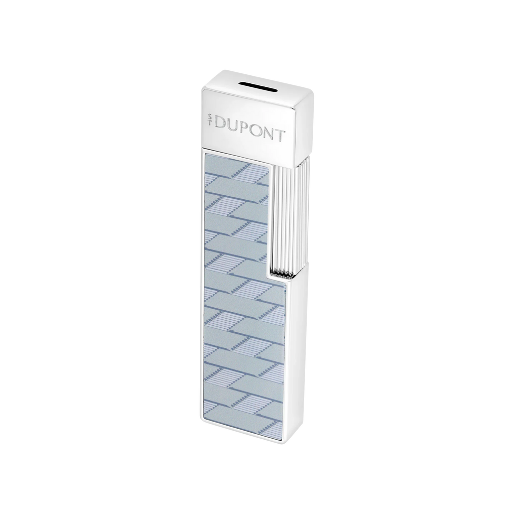 S.T. DUPONT Twiggy Monogram 1872 Grey Lacquered Lighter/Briquet 030080