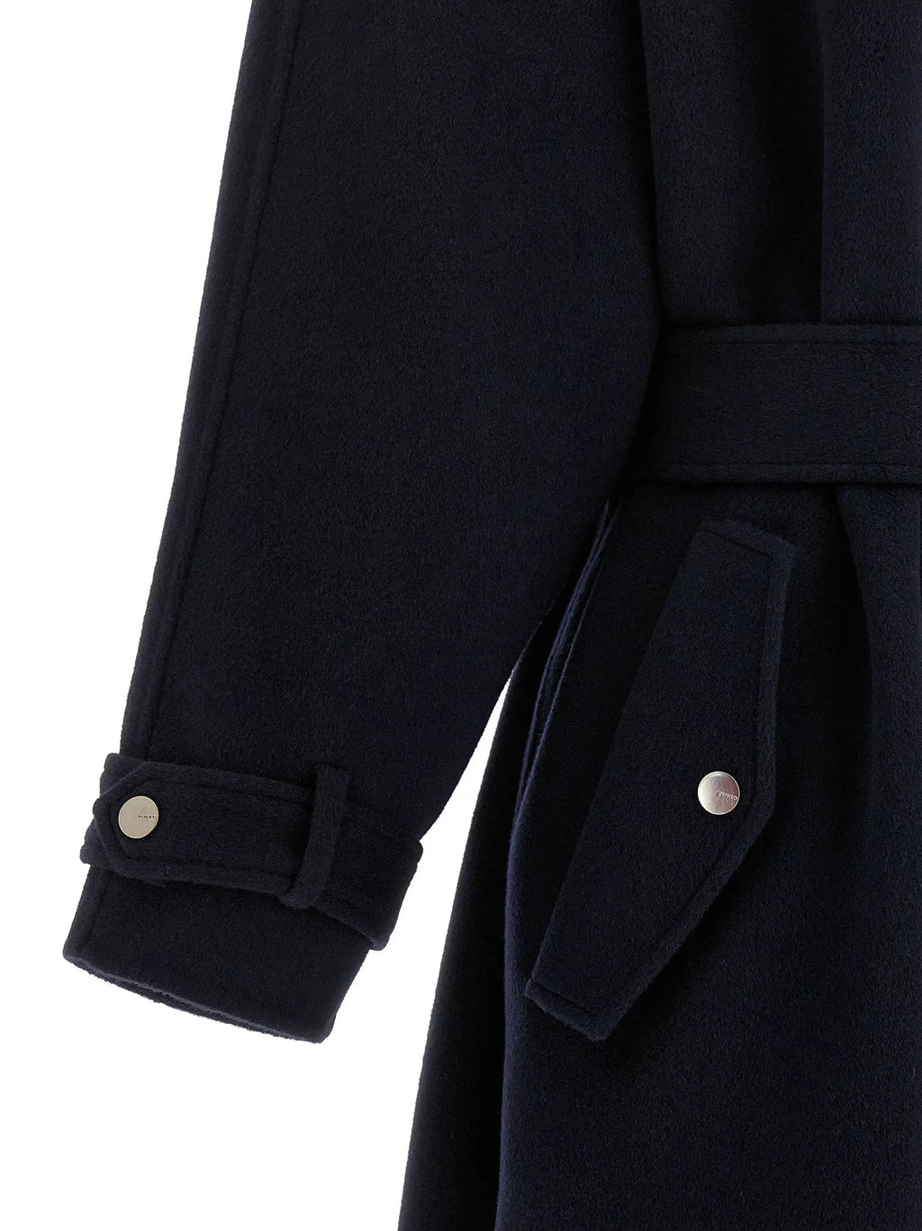 PINKO Blue Polyamide Coat