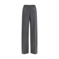 Miu Miu Gray Wool Casual Pants