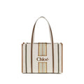Chloé Beige Cotton Shoulder Bag