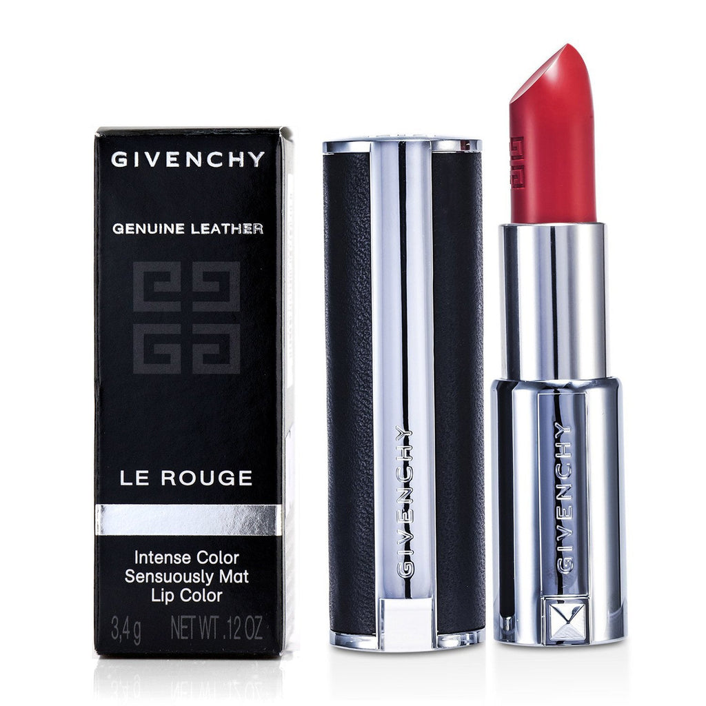 Givenchy Le Rouge Intense Color Sensuously Mat Lipstick - # 201 Rose Taffetas  3.4g/0.12oz