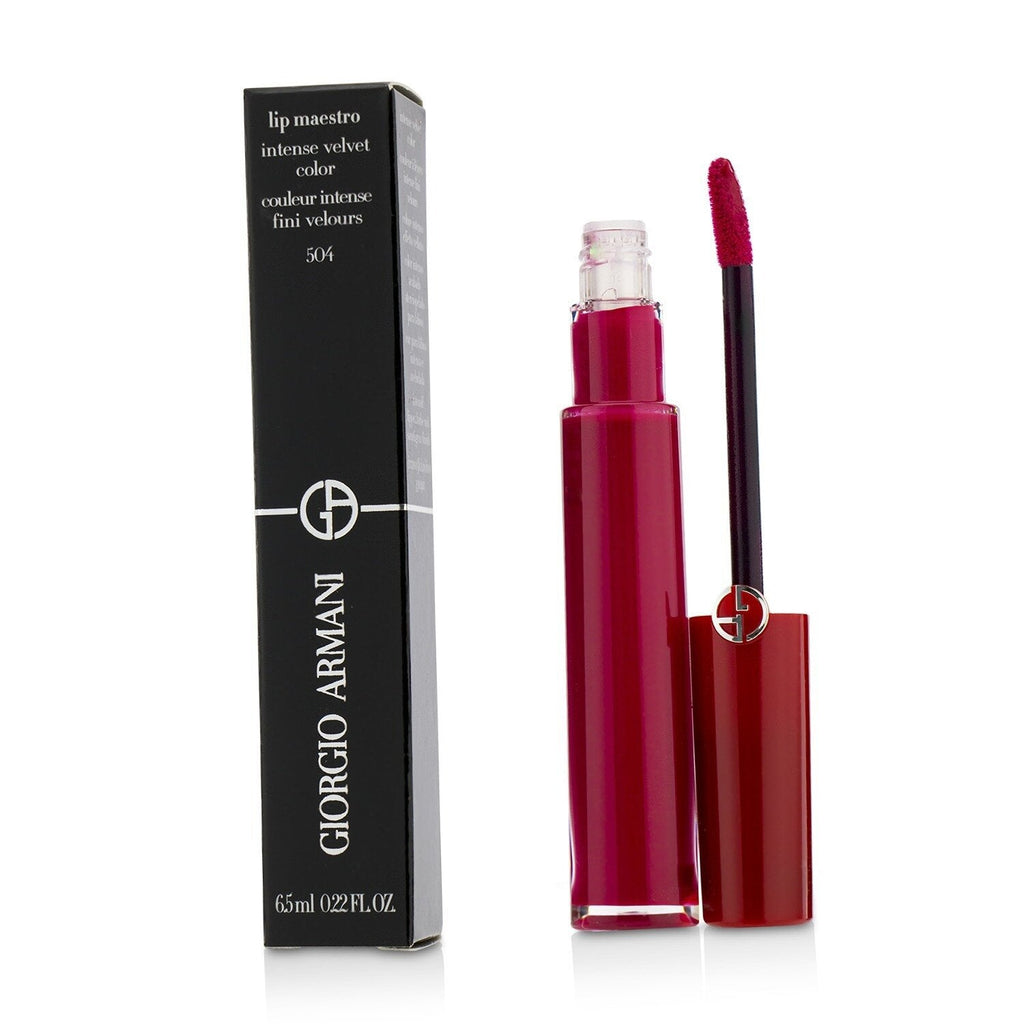 Giorgio Armani Lip Maestro Intense Velvet Color (Liquid Lipstick) - # 204 (Nuda)  6.5ml/0.22oz