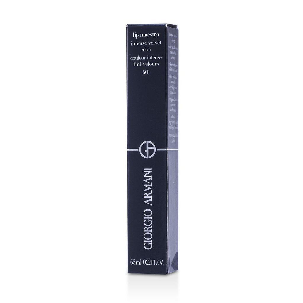 Giorgio Armani Lip Maestro Intense Velvet Color (Liquid Lipstick) - # 402 (Chinese Lacquer) (Unboxed)  6.5ml/0.22oz