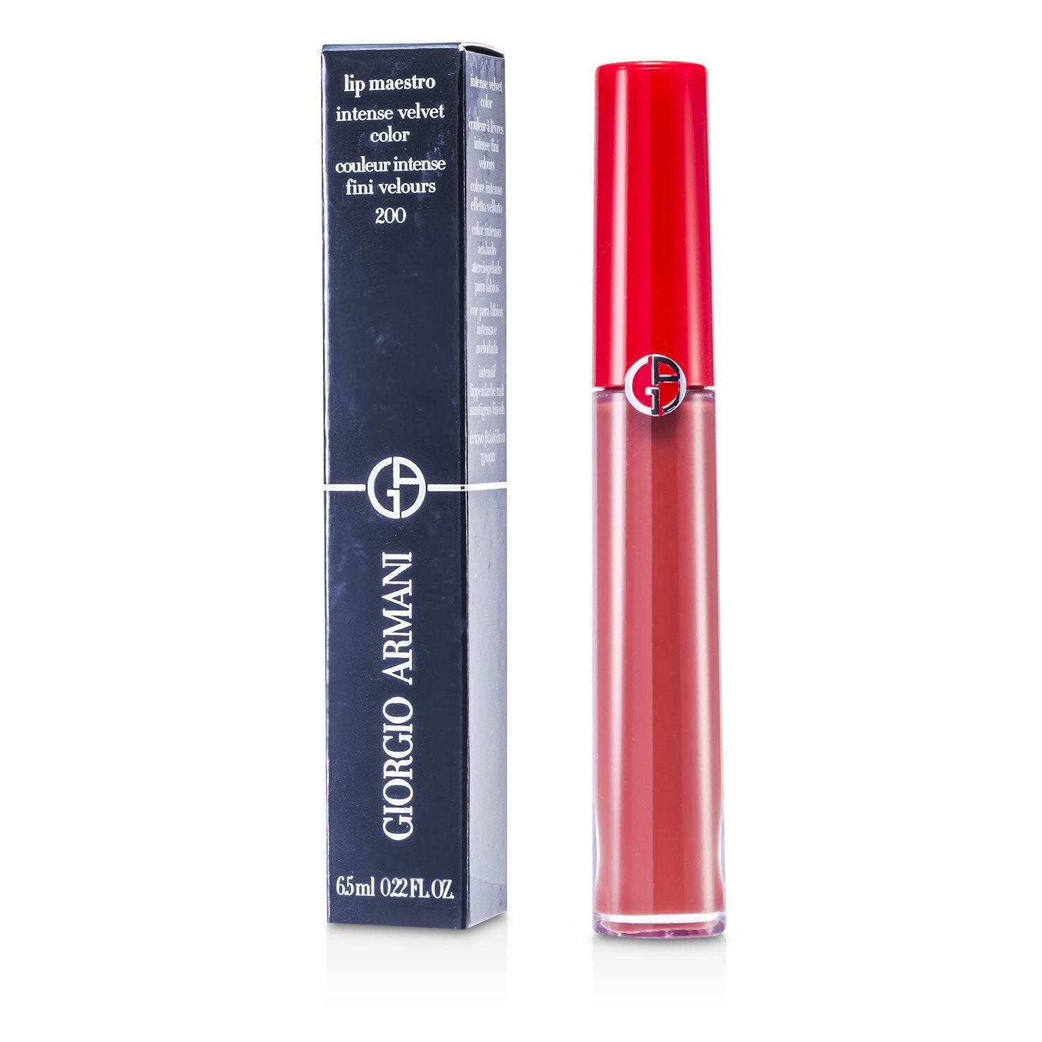 Giorgio Armani Lip Maestro Intense Velvet Color (Liquid Lipstick) - # 213 (Silenzio)  6.5ml/0.22oz