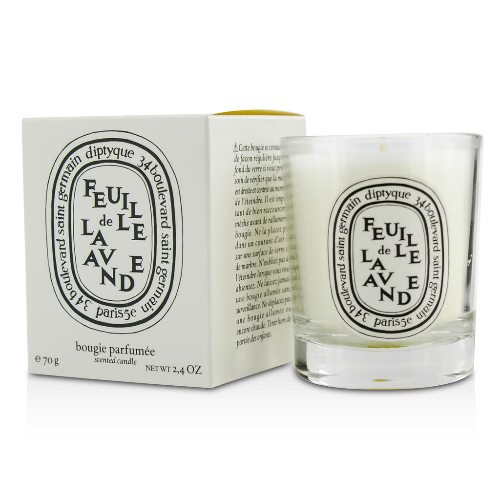 Diptyque Scented Candle - Feuille De Lavande (Lavender Leaf)  70g/2.4oz