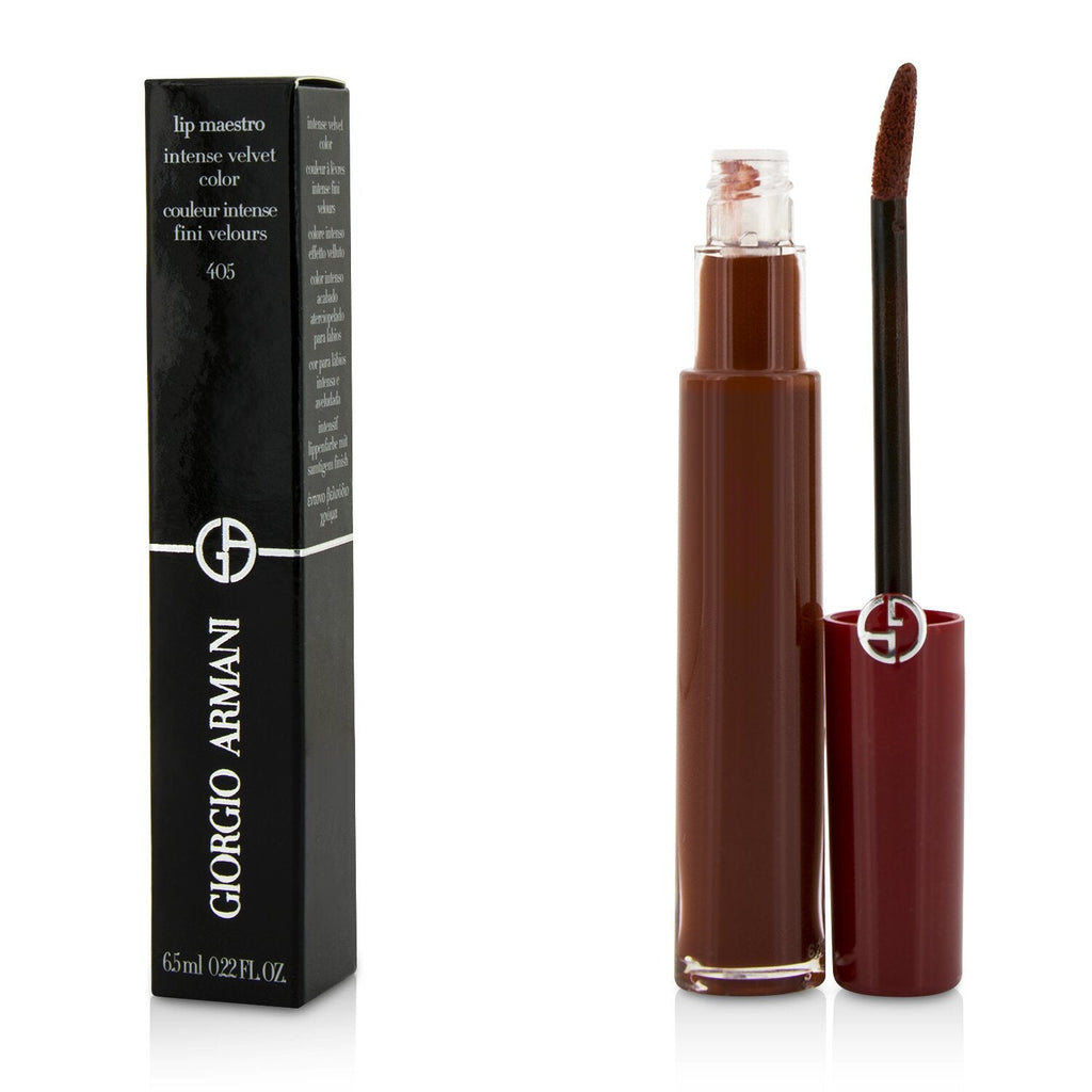 Giorgio Armani Lip Maestro Intense Velvet Color (Liquid Lipstick) - # 204 (Nuda)  6.5ml/0.22oz