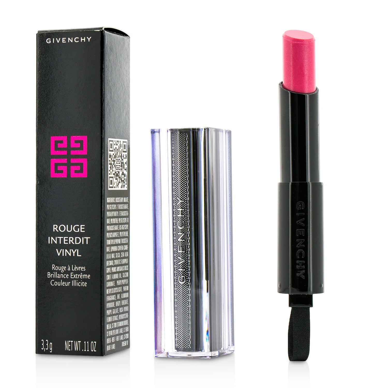 Givenchy Rouge Interdit Vinyl Extreme Shine Lipstick - # 12 Grenat Envoutant (Unboxed)  3.3g/0.11oz
