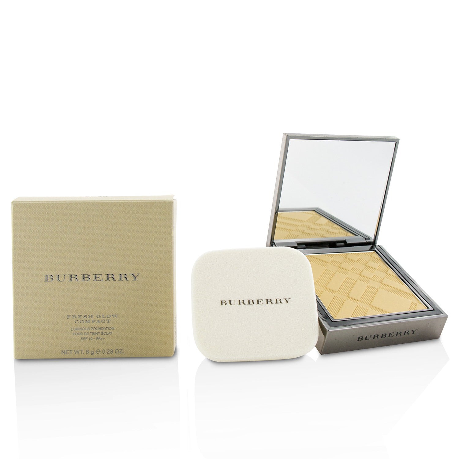 Burberry Fresh Glow Compact Luminous Foundation SPF 10 - # No. 12 Ochre Nude  8g/0.28oz