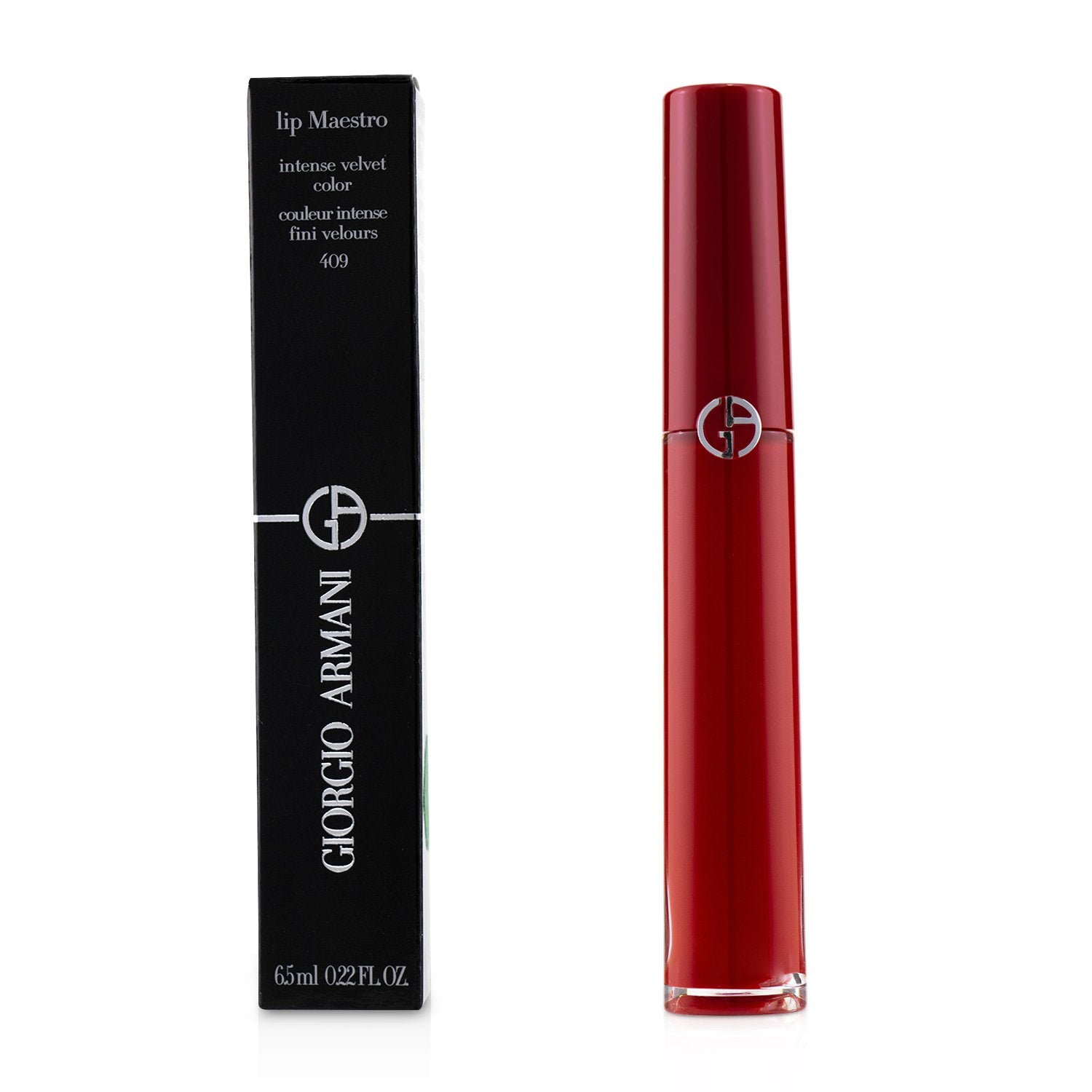 Giorgio Armani Lip Maestro Intense Velvet Color (Liquid Lipstick) - # 204 (Nuda)  6.5ml/0.22oz