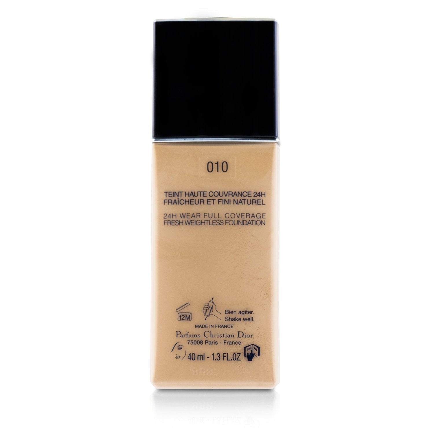 Christian Dior Diorskin Forever Undercover 24H Wear Full Coverage Water Based Foundation - # 040 Honey Beige  40ml/1.3oz