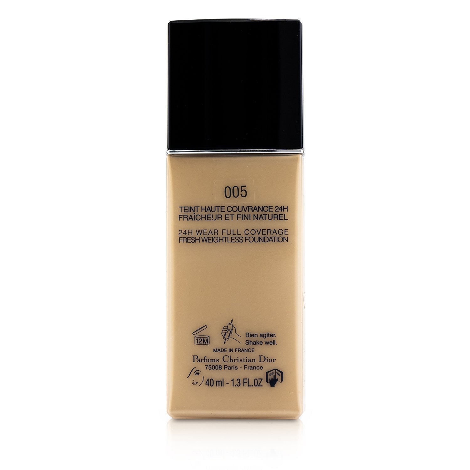 Christian Dior Diorskin Forever Undercover 24H Wear Full Coverage Water Based Foundation - # 040 Honey Beige  40ml/1.3oz
