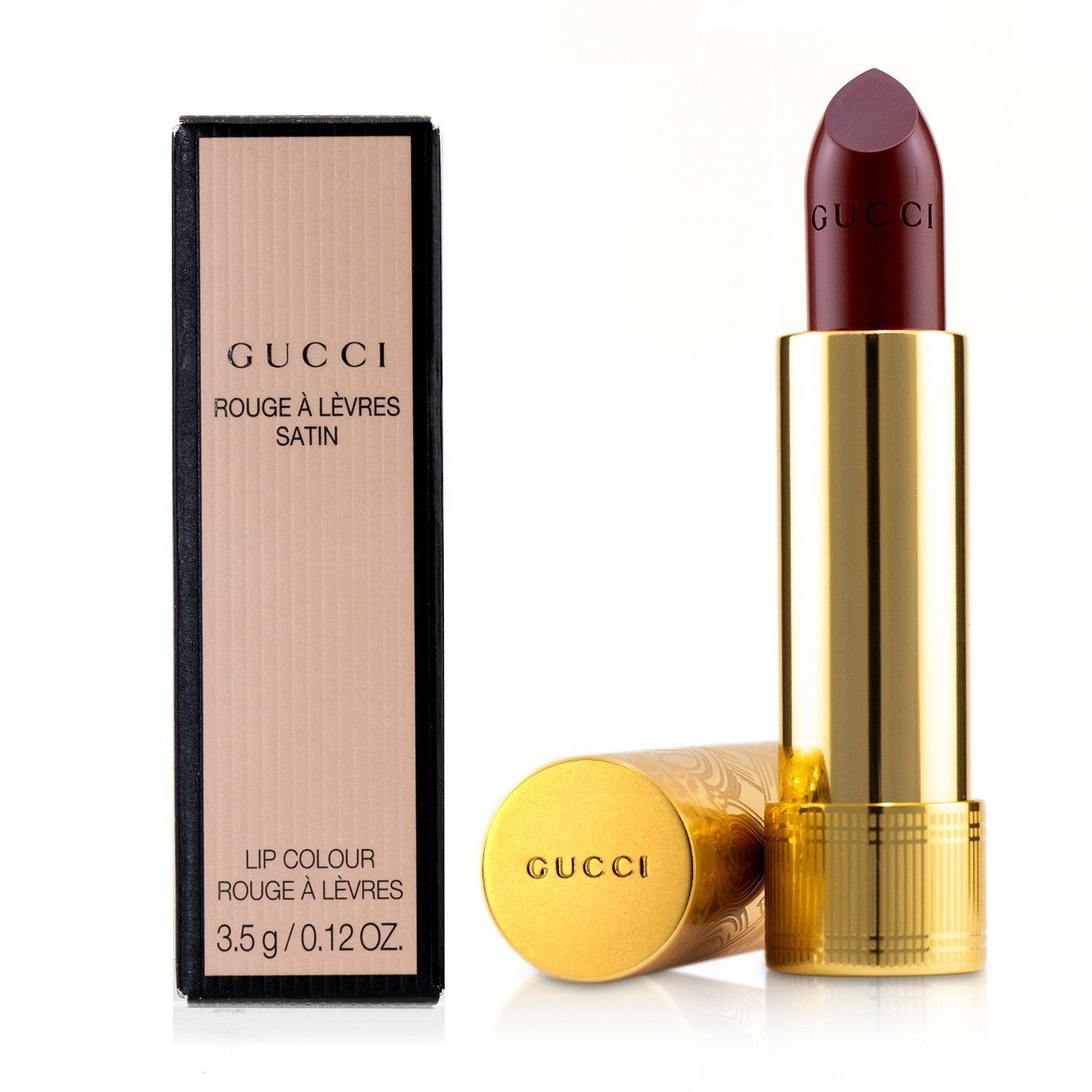 Gucci Rouge A Levres Satin Lip Colour - # 302 Agatha Orange  3.5g/0.12oz