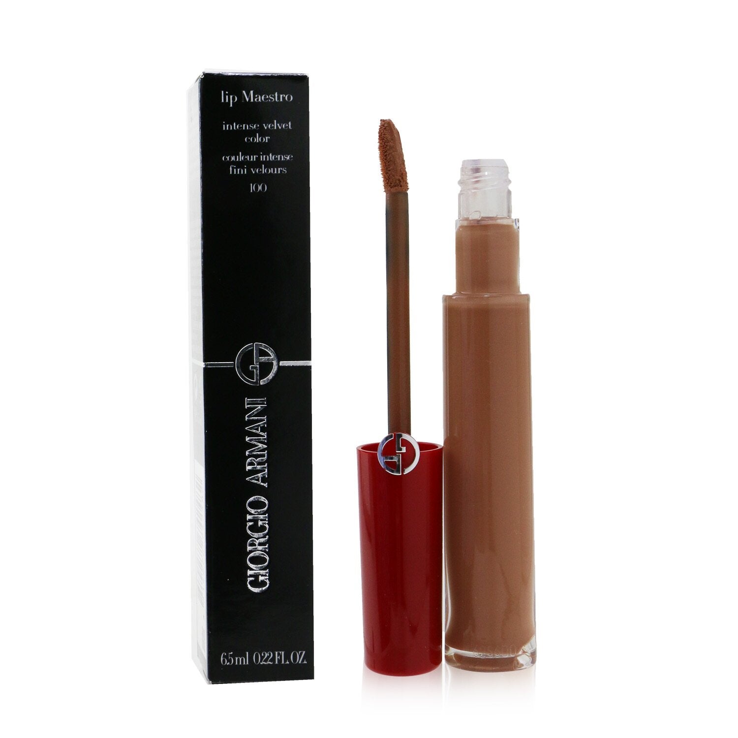 Giorgio Armani Lip Maestro Intense Velvet Color (Liquid Lipstick) - # 206 (Cedar)  6.5ml/0.22oz