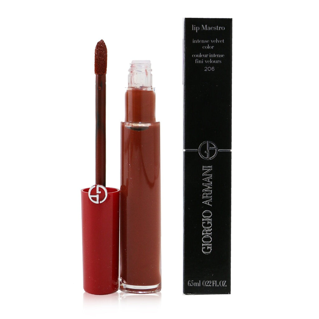 Giorgio Armani Lip Maestro Intense Velvet Color (Liquid Lipstick) - # 204 (Nuda)  6.5ml/0.22oz