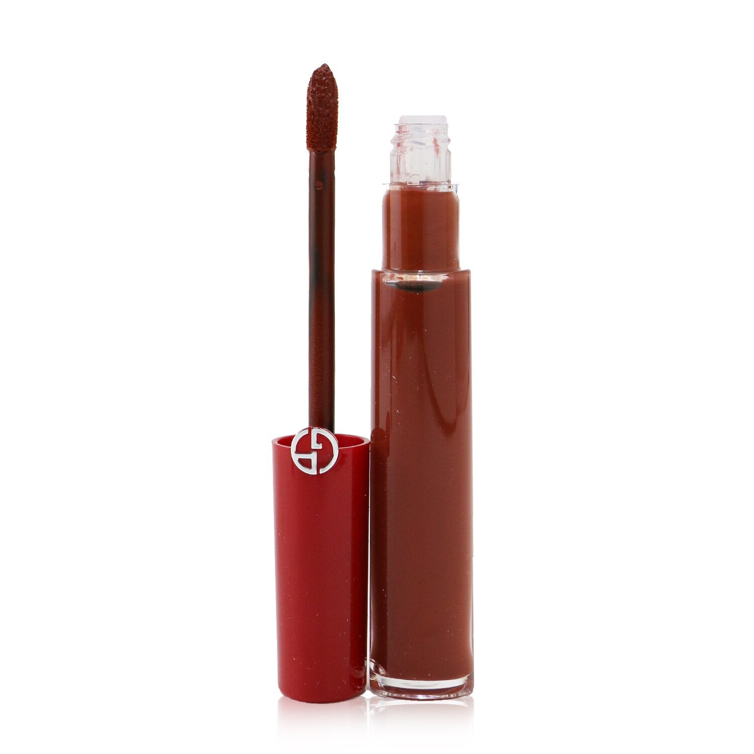 Giorgio Armani Lip Maestro Intense Velvet Color (Liquid Lipstick) - # 402 (Chinese Lacquer) (Unboxed)  6.5ml/0.22oz