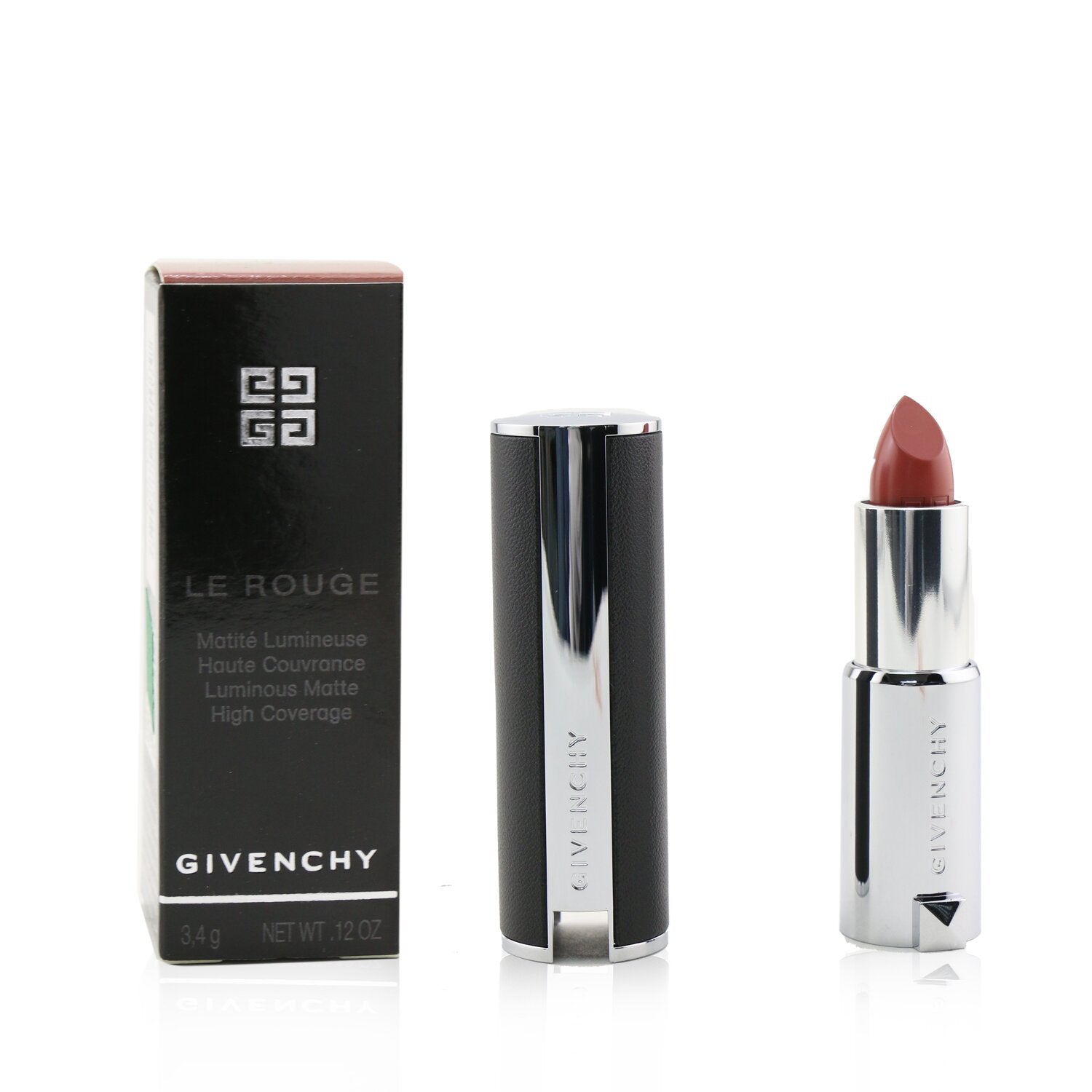 Givenchy Le Rouge Luminous Matte High Coverage Lipstick - # 325 Rouge Fetiche  3.4g/0.12oz