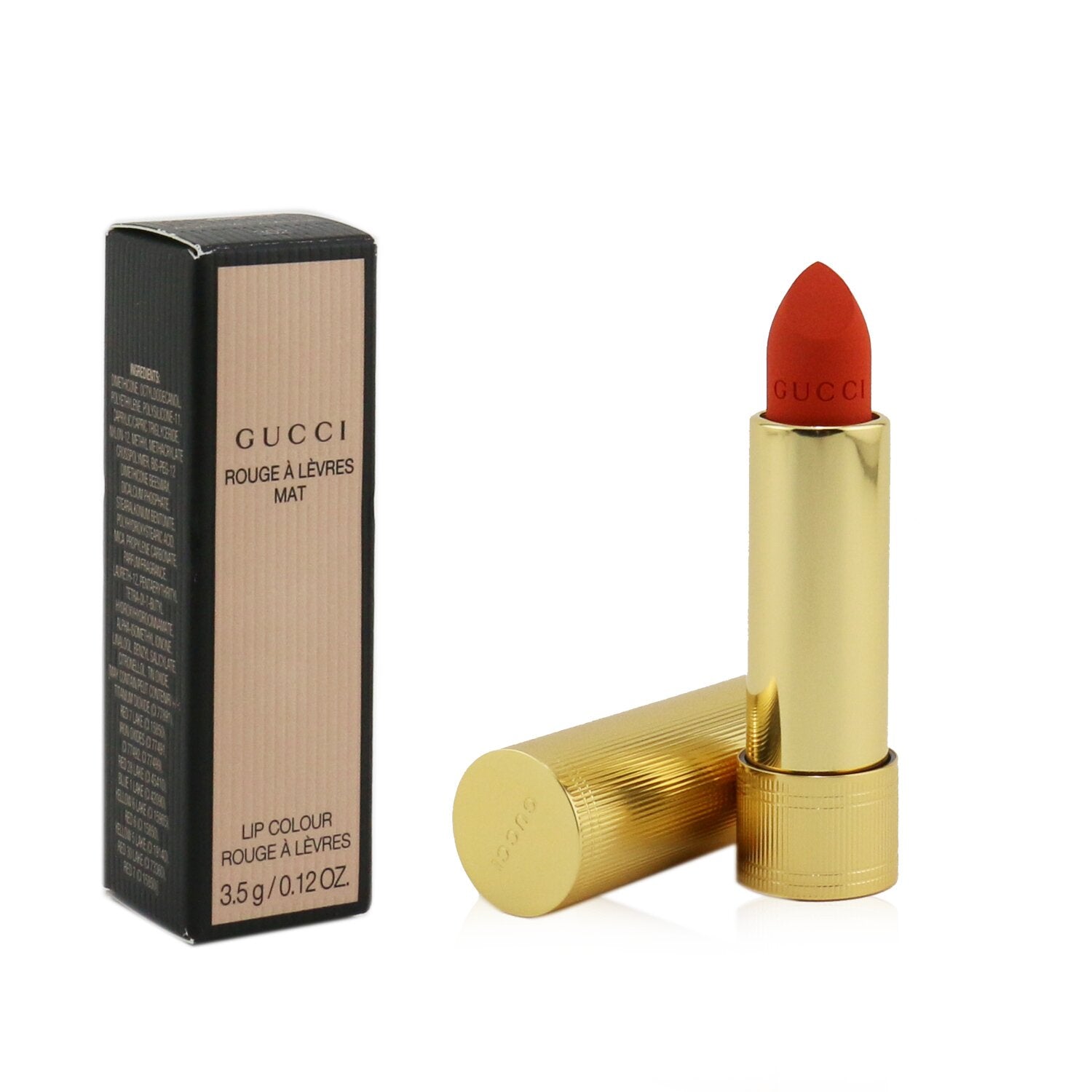Gucci Rouge A Levres Mat Lip Colour - # 25 Goldie Red  3.5g/0.12oz
