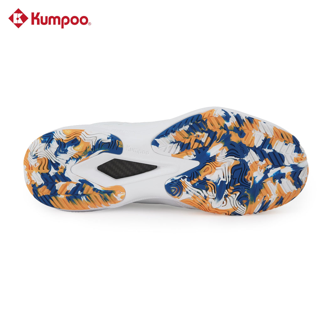 Kumpoo KH-E317 Badminton Shoe (White/Blue)