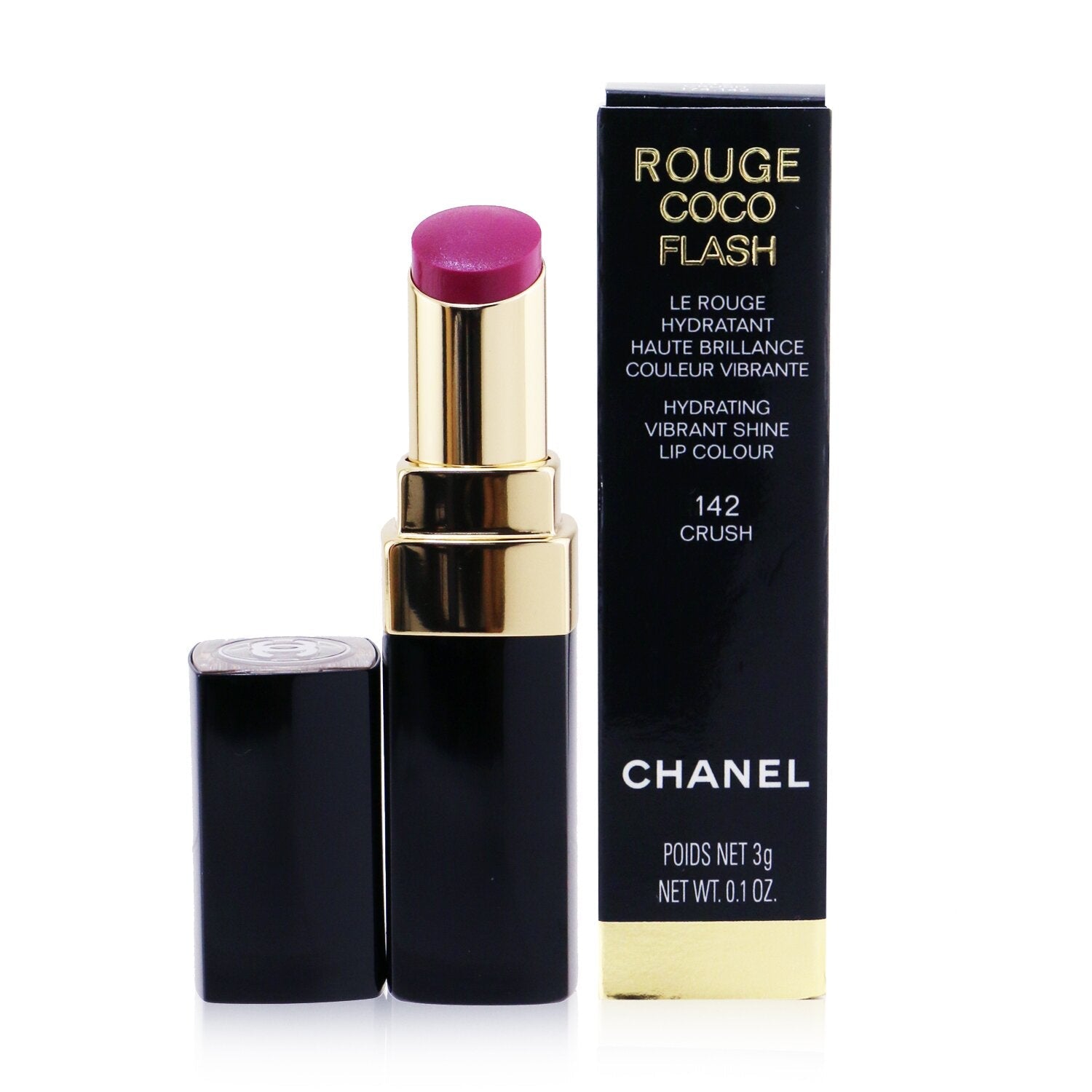 Chanel Rouge Coco Flash Hydrating Vibrant Shine Lip Colour - # 128 Mood  3g/0.1oz