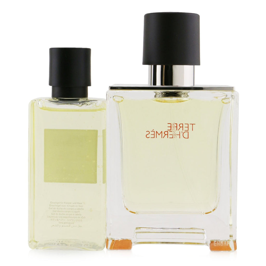 Hermes Terre D'Hermes Coffret: Eau De Toilette Spray 50ml/1.6oz + Hair And Body Shower Gel 40ml/1.35oz  2pcs