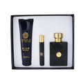 Versace Dylan Blue Coffret: Eau De Toillete Spray 100ml/3.4oz + Eau De Toillete Spray 10ml/0.3ozl + Bath&Shower Gel 150ml/5oz  3pcs