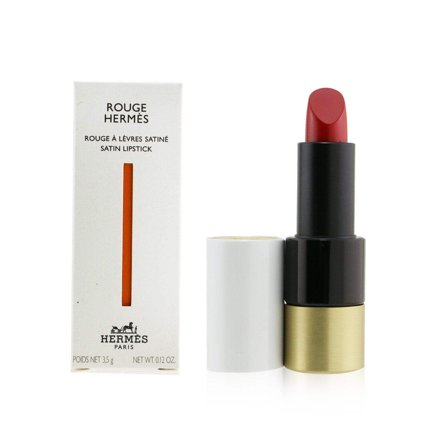 Hermes Rouge Hermes Satin Lipstick - # 33 Orange Boîte (Satine)  3.5g/0.12oz