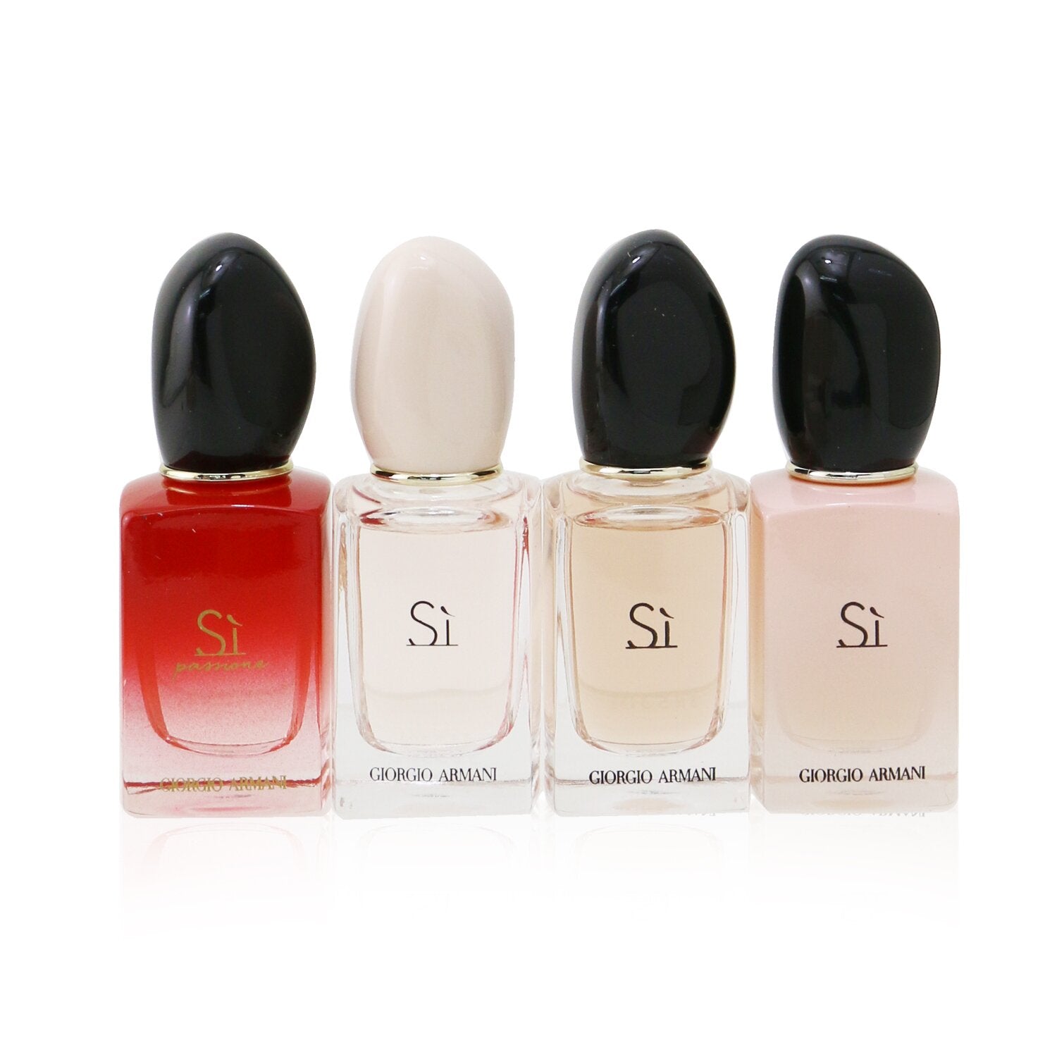 Giorgio Armani Si Miniature Collection: Si Edt 7ml + Si Edp 7ml + Si Fiori EDP 7ml + Si Passione EDP 7ml  4pcs