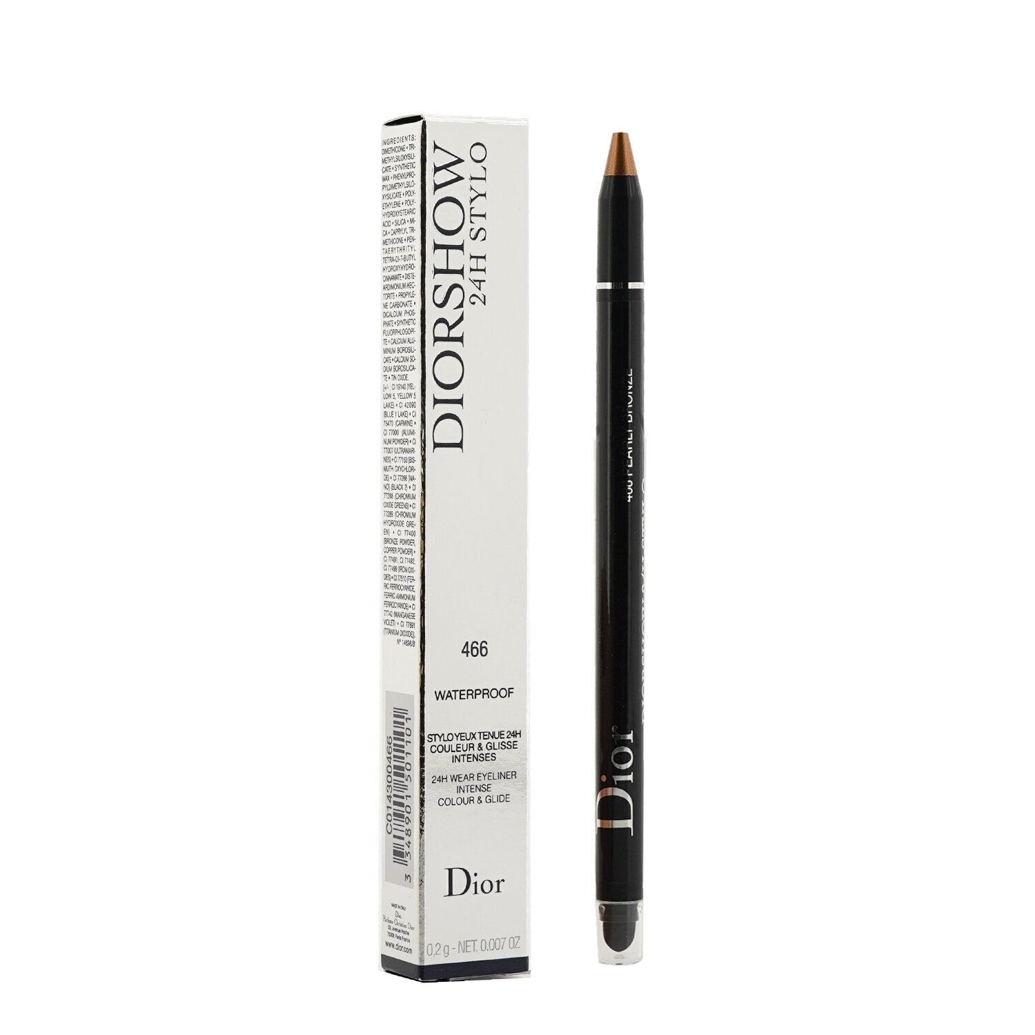 Christian Dior Diorshow 24H Stylo Waterproof Eyeliner - # 091 Matte Black  0.2g/0.007oz