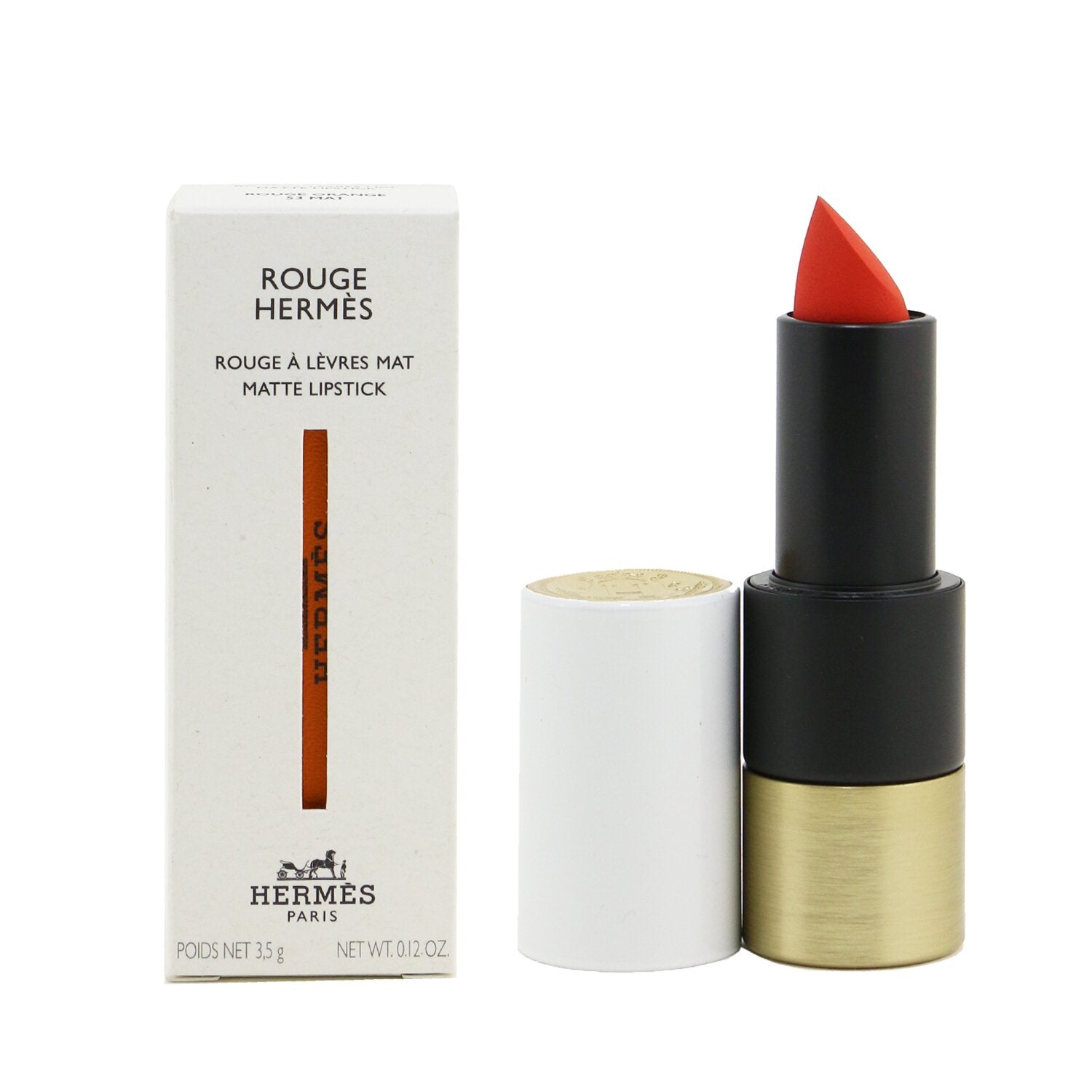 Hermes Rouge Hermes Matte Lipstick - # 48 Rose Boise (Mat)  3.5g/0.12oz