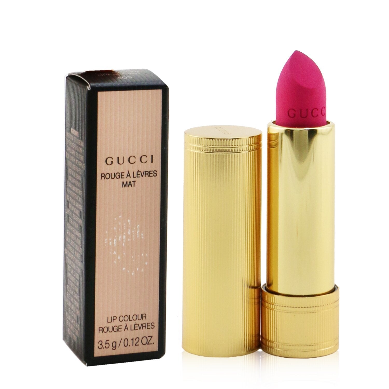 Gucci Rouge A Levres Mat Lip Colour - # 504 Myra Crimson  3.5g/0.12oz