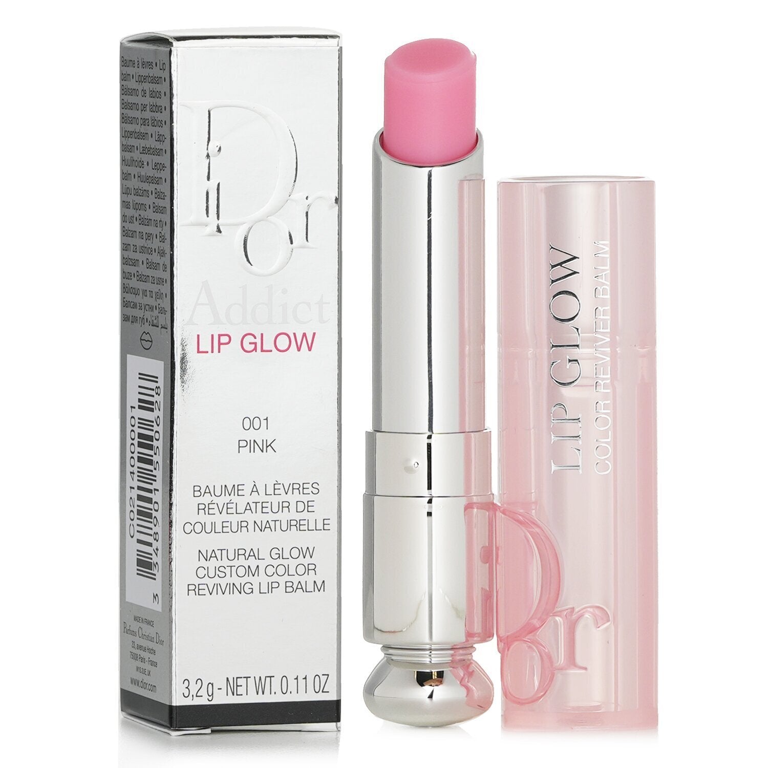 Christian Dior Dior Addict Lip Glow & Colour Reviving Lip Balm # 061 Poppy Coral  3.2g/0.11oz