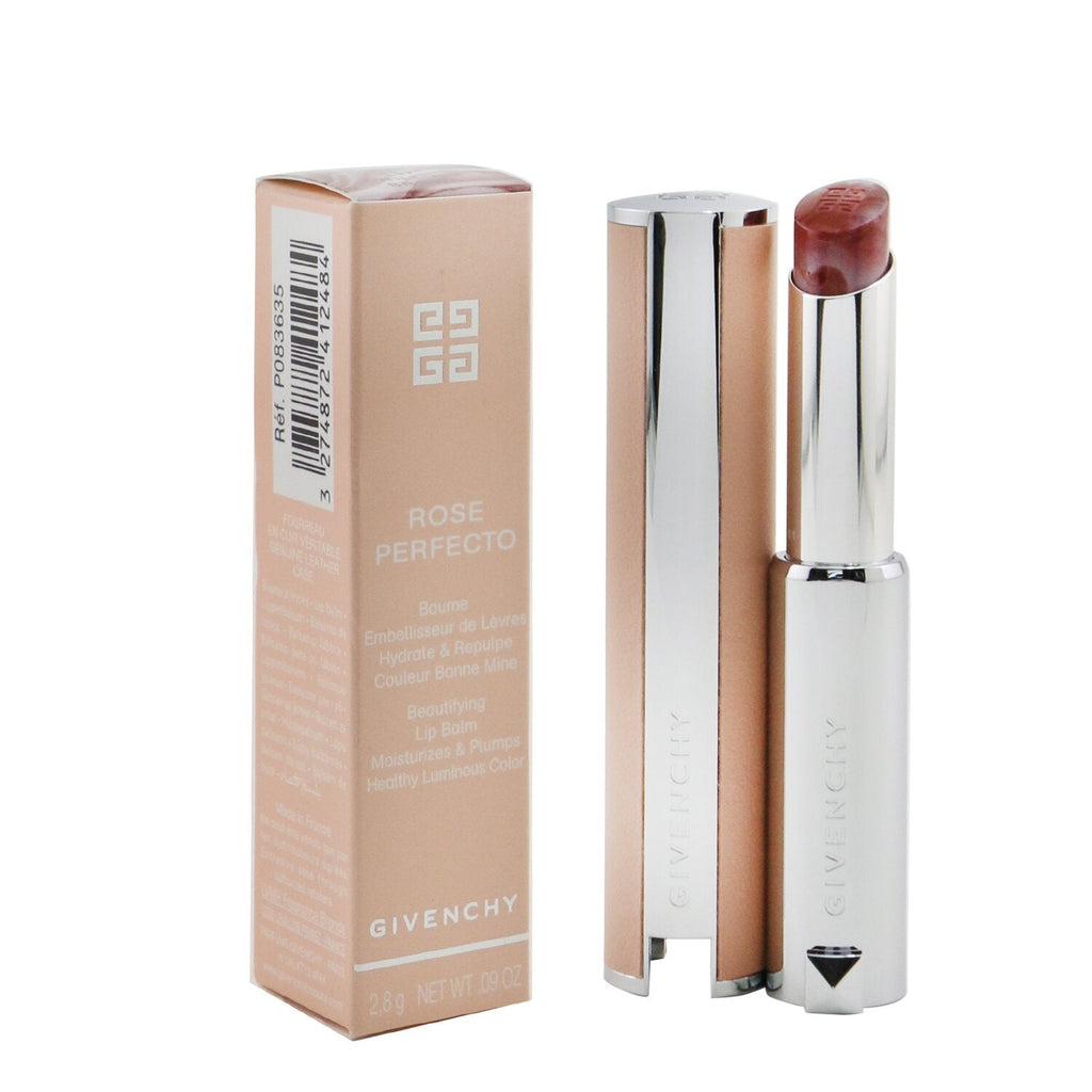 Givenchy Rose Perfecto Beautifying Lip Balm - # 002 Vital Glow (Transparent)  2.8g/0.09oz