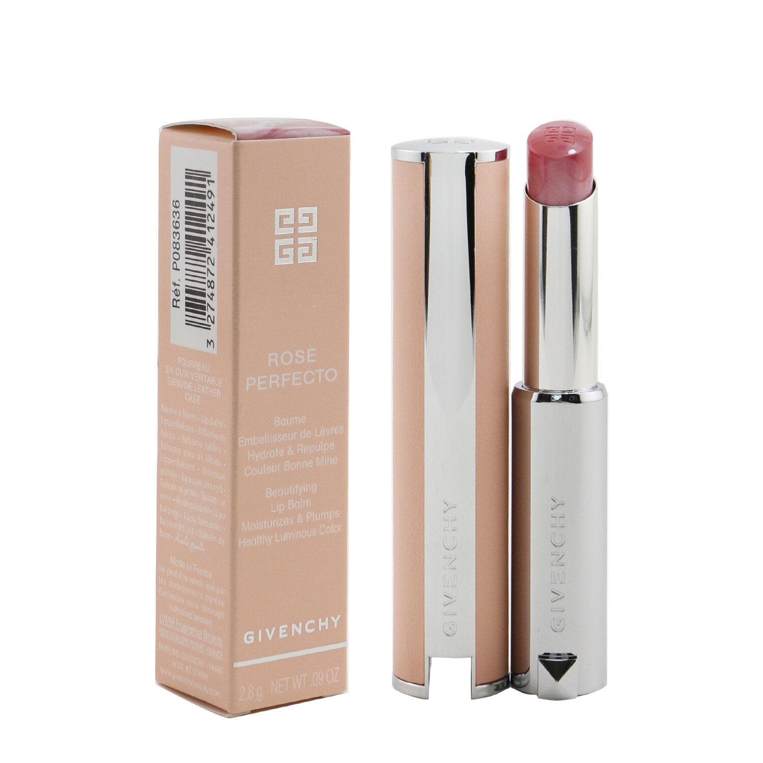 Givenchy Rose Perfecto Beautifying Lip Balm - # 117 Chilling Brown (Warm Brown)  2.8g/0.09oz