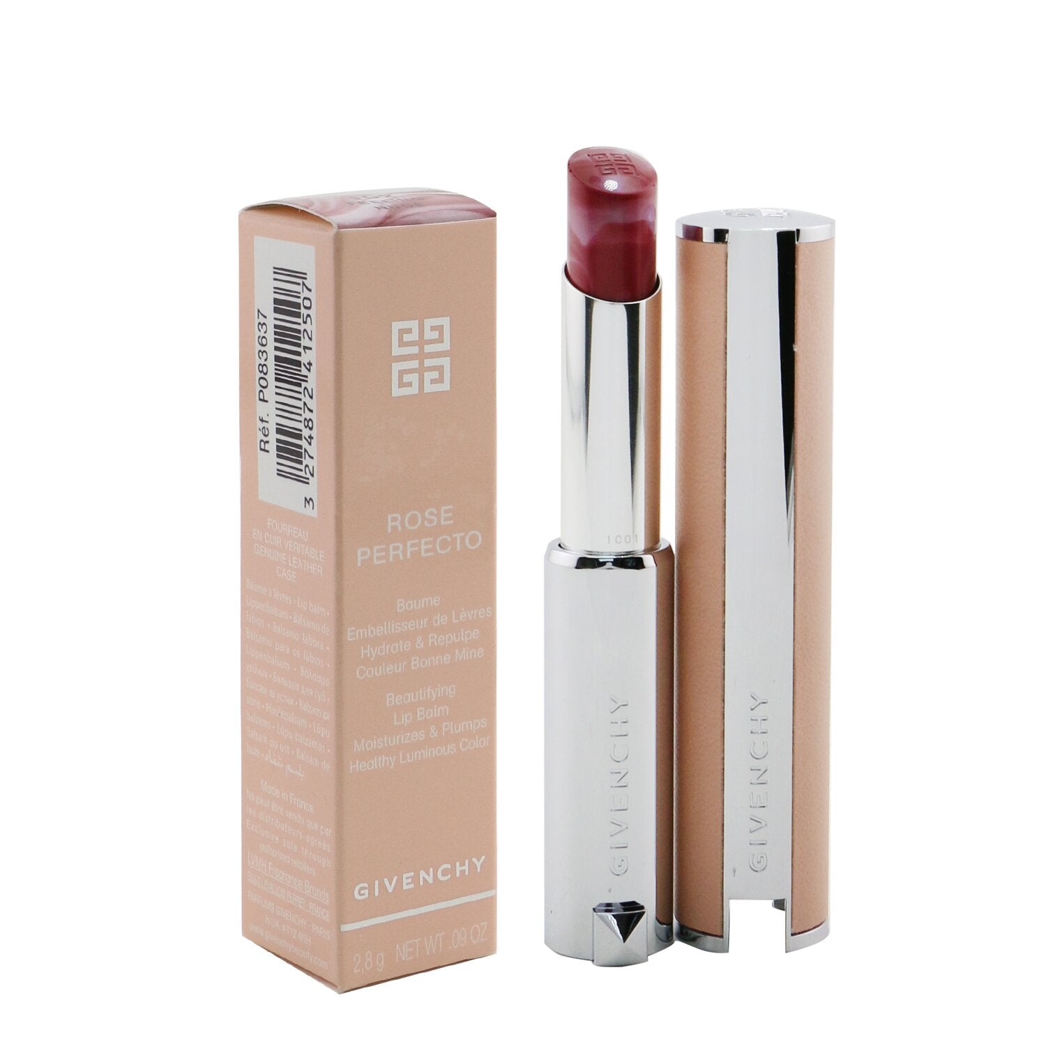 Givenchy Rose Perfecto Beautifying Lip Balm - # 001 Pink Irresistible (Bespoke Pink)  2.8g/0.09oz