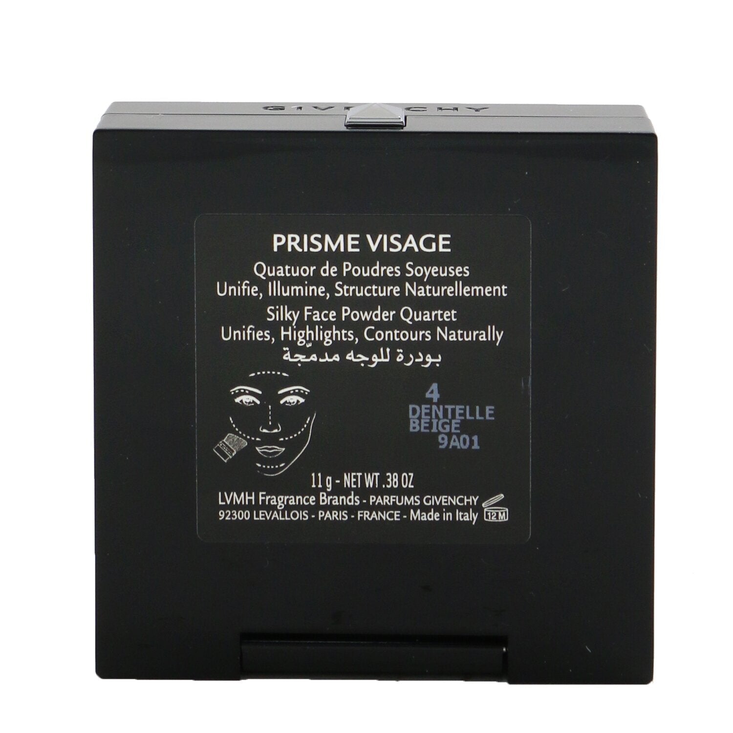 Givenchy Prisme Visage Silky Face Powder Quartet - # 5 Soie Abricot  11g/0.38oz