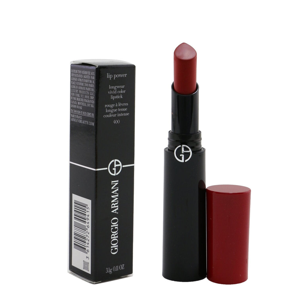 Giorgio Armani Lip Power Longwear Vivid Color Lipstick - # 600 Confident  3.1g/0.11oz