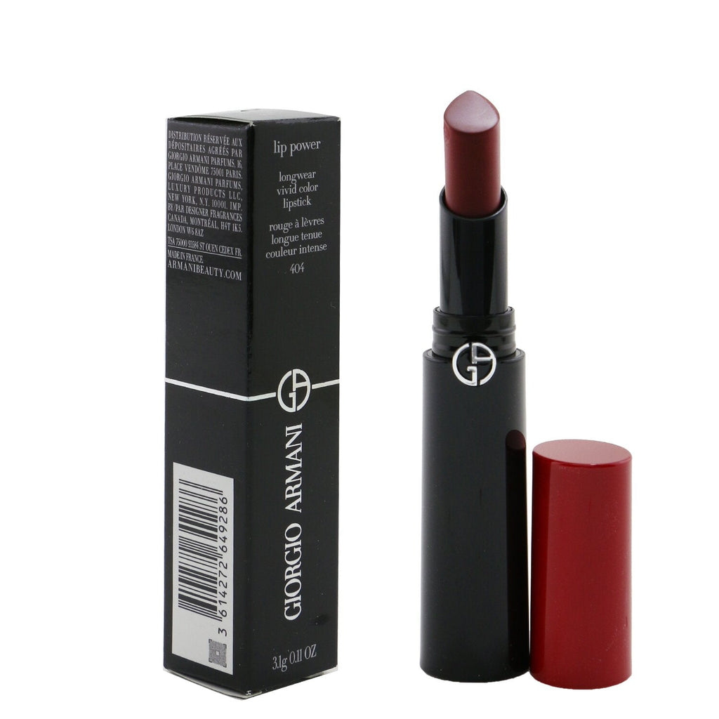 Giorgio Armani Lip Power Longwear Vivid Color Lipstick - # 600 Confident  3.1g/0.11oz