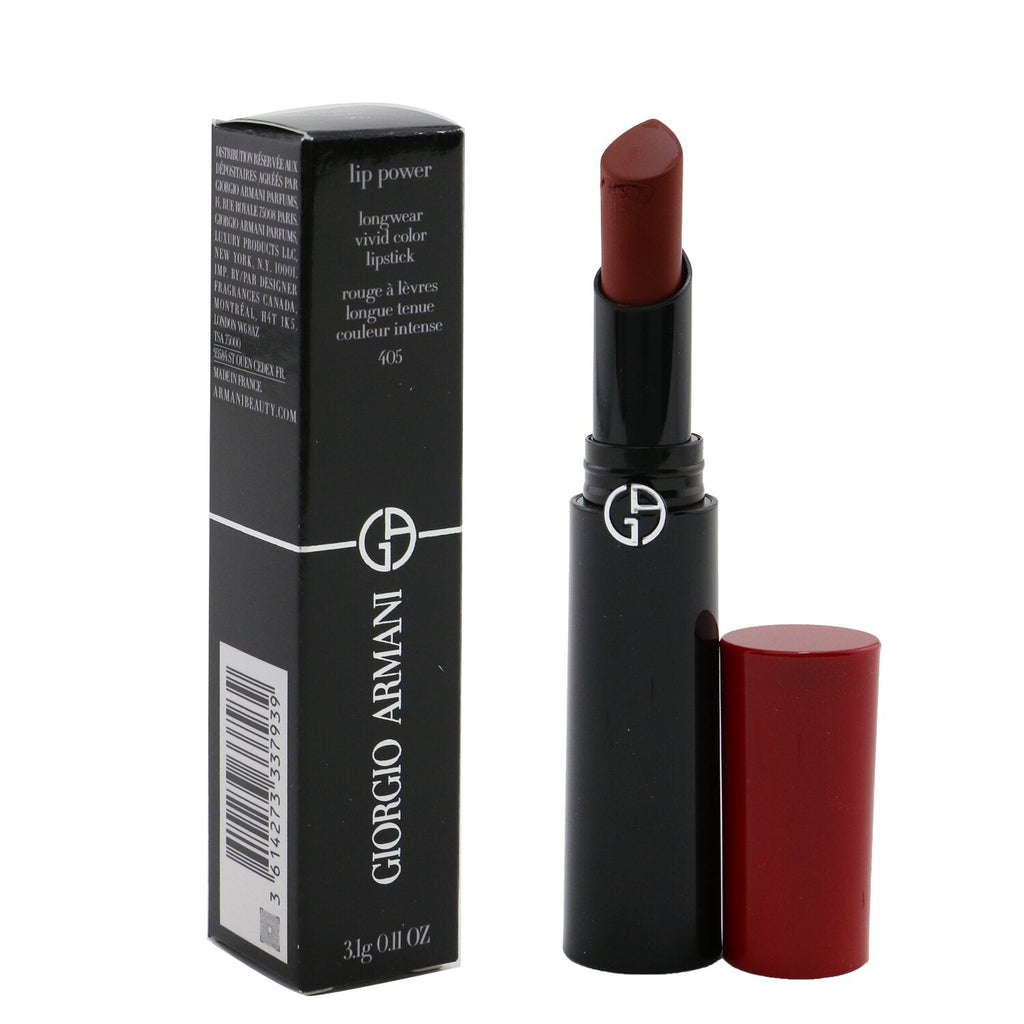 Giorgio Armani Lip Power Longwear Vivid Color Lipstick - # 600 Confident  3.1g/0.11oz