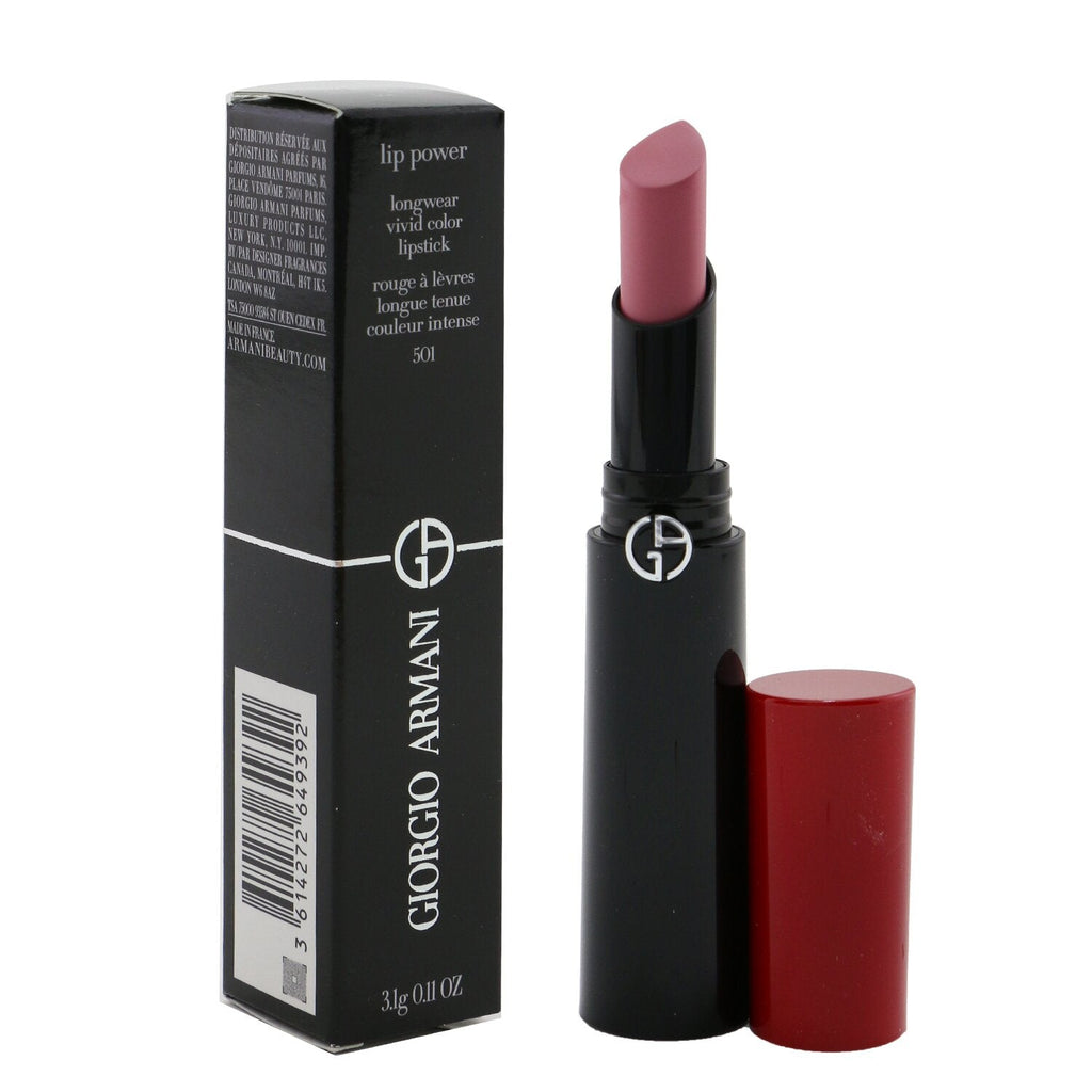 Giorgio Armani Lip Power Longwear Vivid Color Lipstick - # 502 Desire  3.1g/0.11oz