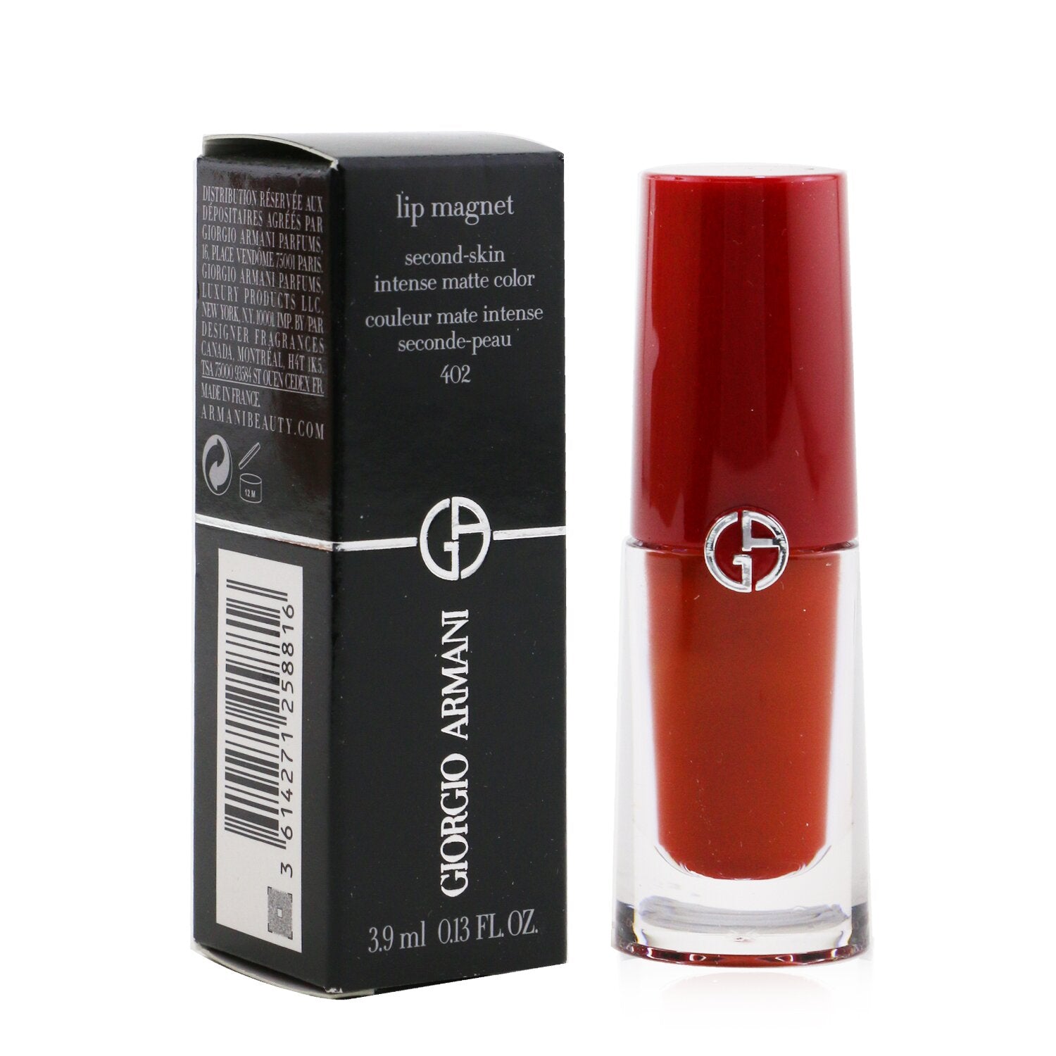 Giorgio Armani Lip Magnet Second Skin Intense Matte Color - # 304 Scarlet  3.9ml/0.13oz
